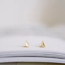 Jisensp 10 пар Треугольники Pattern Стад Серьги для Для женщин крошечные Треугольники Винтаж Серьги-гвоздики Brincos Para как Mulheres