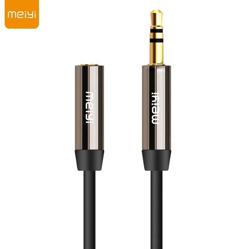 

meiyi 3.5 mm Jack Aux Audio Cable Male to Female Aux Extension Cable Gold Plated Auxiliary Cable for Car / Phone / Media Players
