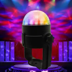 Голосовое управление USB Вращающийся RGB светодиодный автомобиль DJ вечерние Волшебная Дискотека шар сценический свет голосовой