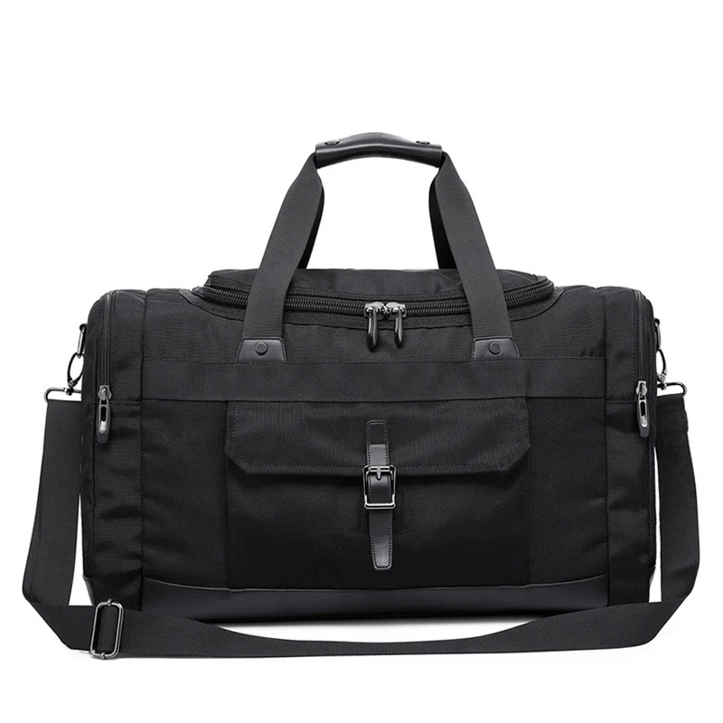 

Men's travel bag zipper luggage travel duffle bag 2018 fashion large capacity unisex casual trave bag waterproof messenger bag