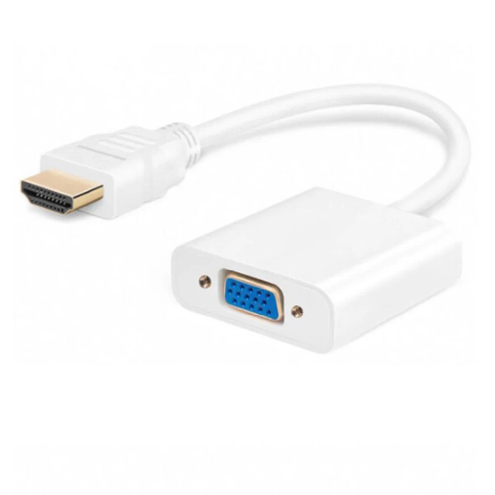 HDMI VGA Кабель адаптер конвертер для мужчин и женщин HD 1080P с аудио выходом USB