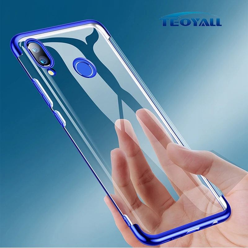 TeoYall Plating Cases for HUAWEI honor Nova 3i P Smart Plus Case TPU 9 10 Lite 9Lite 9i 8 Pro Cover Silicone Protector | Мобильные