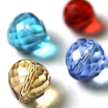 

StreBelle 8MM Glass Pear Bead 100pcs Top AAA DIY Crystal Beads for Women Jewelry Making