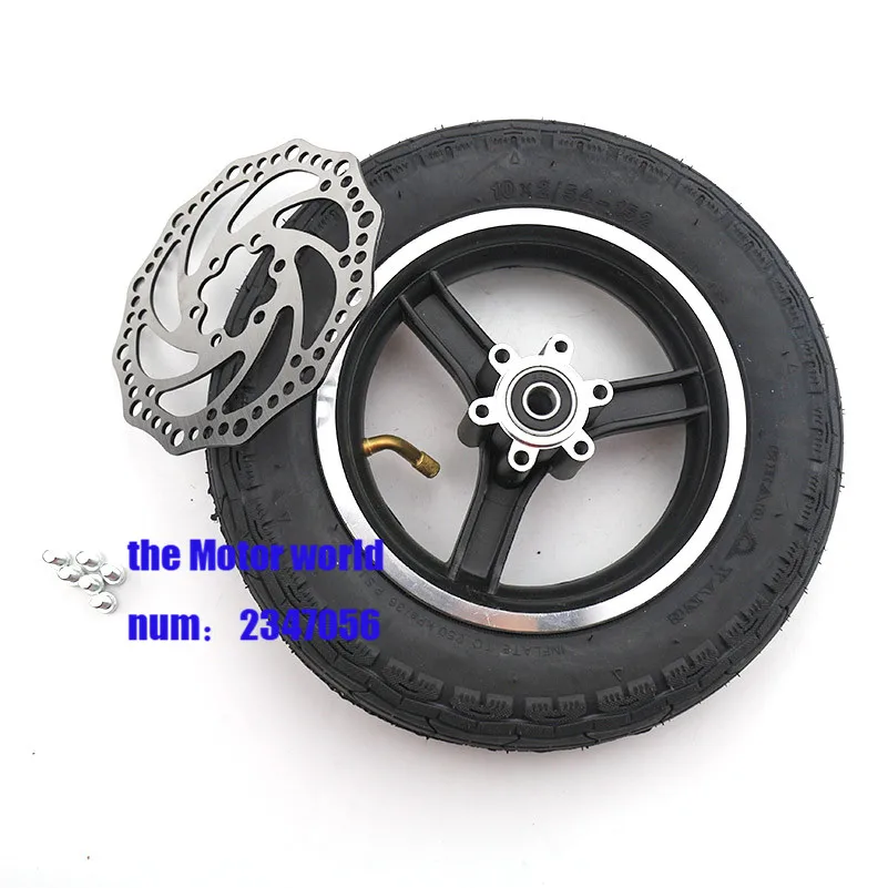 Free Shipping 10x2 Inner Tube And Outer Tube Scooter 10 Inch Tire Hub