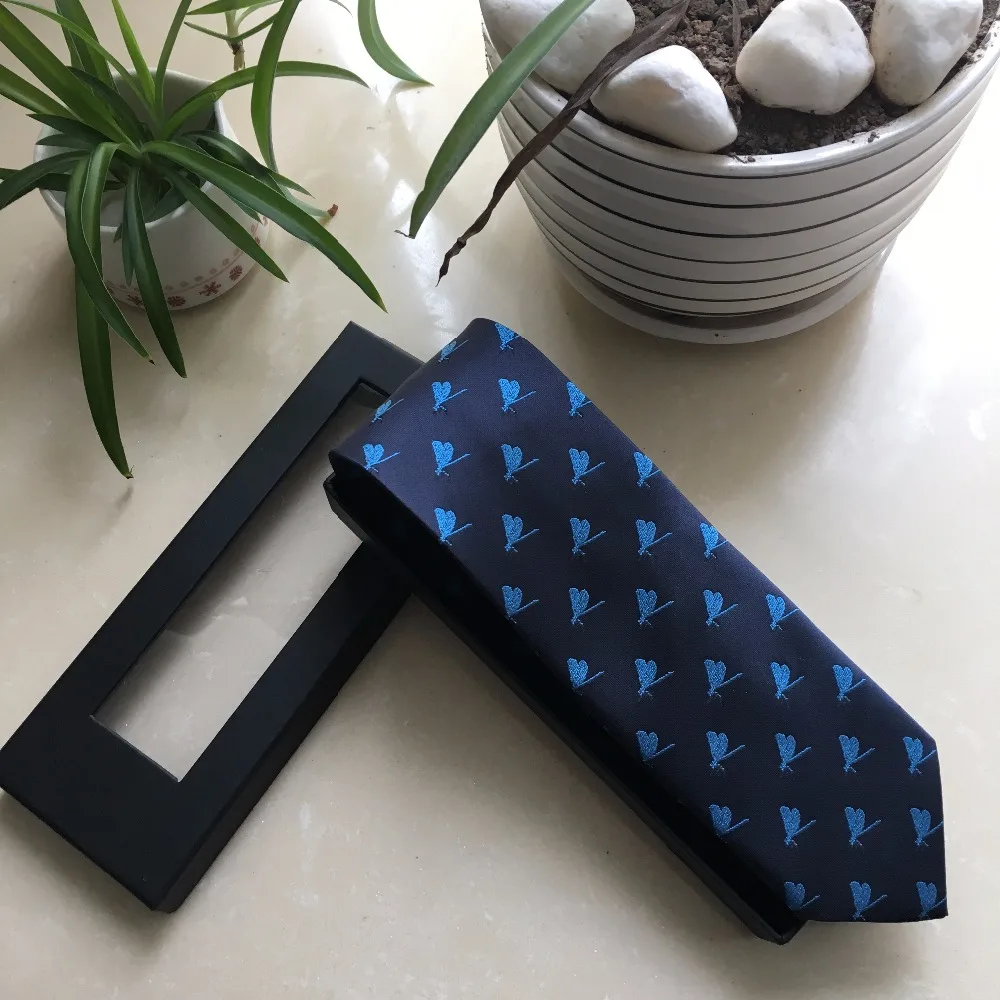 Подарочная коробка, высокое качество, модный мужской галстук ручной работы, тканые галстуки для мужчин, 7 см., полосатые галстуки, мужские галстуки для шеи, вечерние галстуки