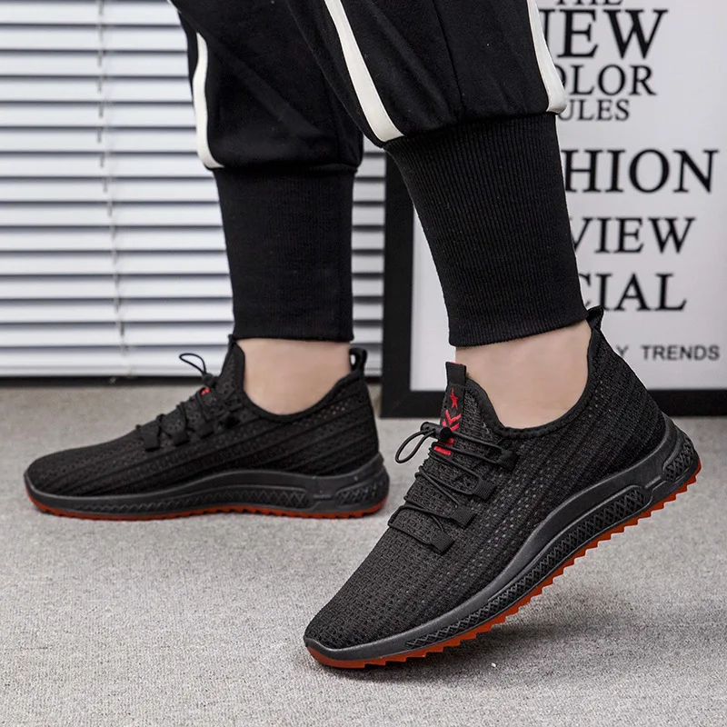Cloth Shoe Male Leisure Time Man Sneakers Mens Shoes Casual Men Weaving Run Male Shoe Zapatos De Hombre Tenis Masculino Adulto 