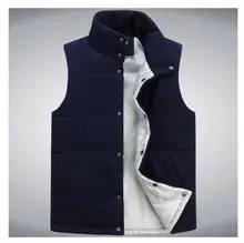 Colete Masculino 2014 Newest men winter warm famous brand cotton padded vest mans sleeveless jacket outwear waistcoat S831