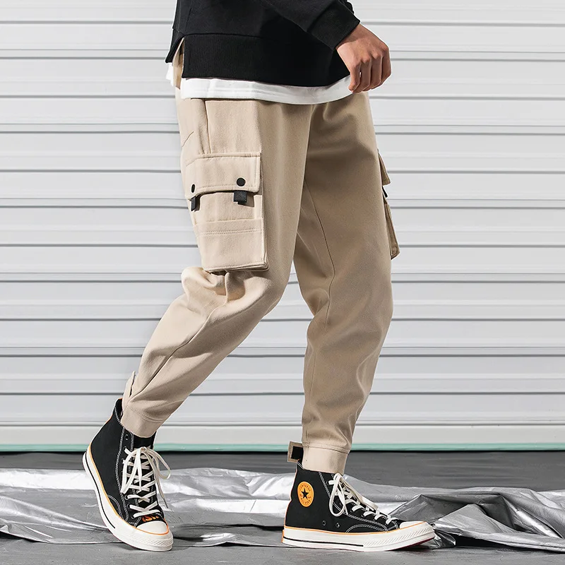 Workwear men's jogging sports pants 2019 new men's luxury brand men's loose pants hip hop sports men's pants Workwear men's jogging sports pants 2019 new men's luxury brand men's loose pants hip hop sports men's pants