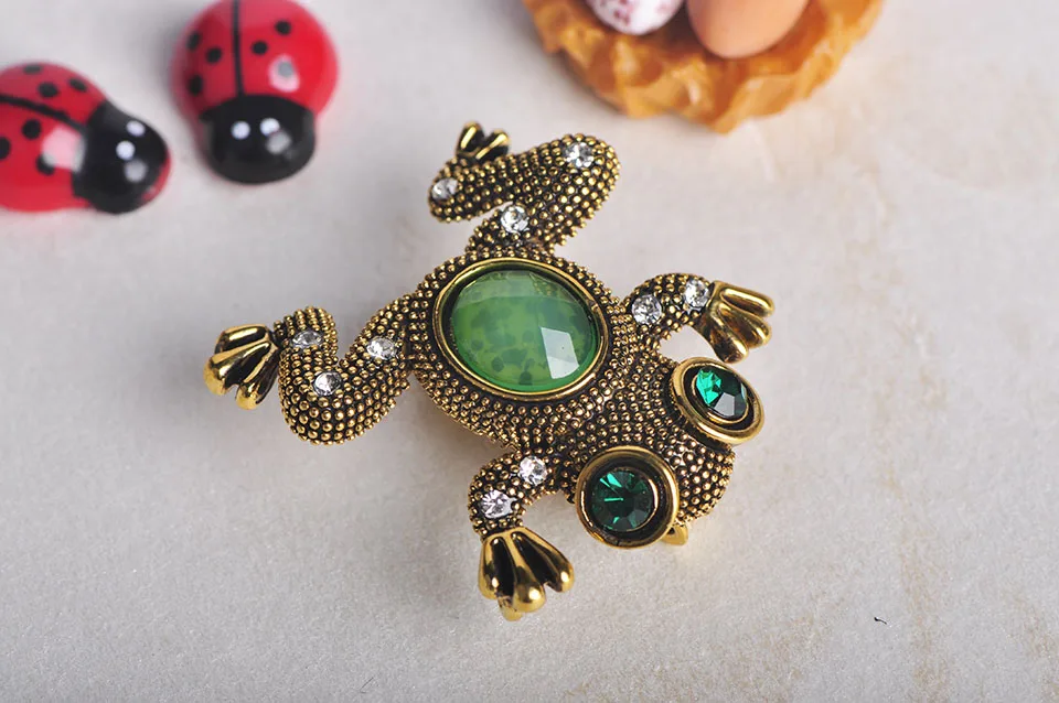 Stainless Steel Animal Chameleon Brooches and Pins Wedding Brooch Colorful Epinki Women Brooch