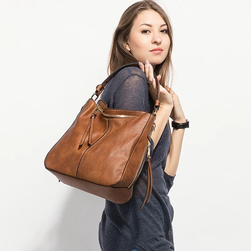 Alandtus Crossbody Bags For Women Shoulder Bag 2019 Casual Vintage Soft Leather Handbag Ladies Messenger Bag Bolsa Feminina Alandtus Crossbody Bags For Women Shoulder Bag 2019 Casual Vintage Soft Leather Handbag Ladies Messenger Bag Bolsa Feminina