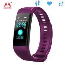 Смарт-браслет Y5 Цвет Экран браслет часы умная электроника Водонепроницаемый сердечного ритма приборы для измерения артериального давления