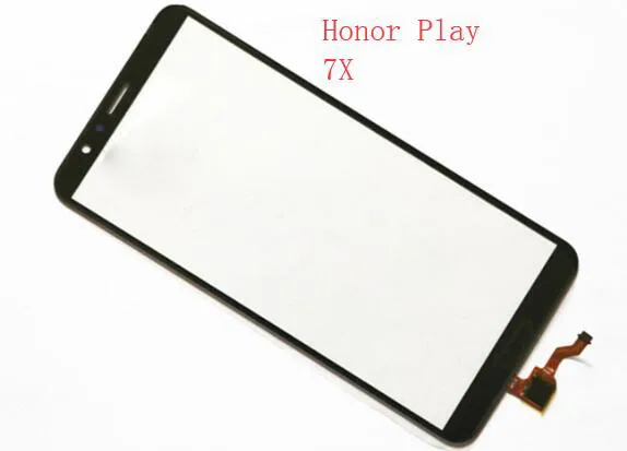 Новинка для Huawei Honor Play 7X Сенсорная панель Переднее стекло Замена объектива |