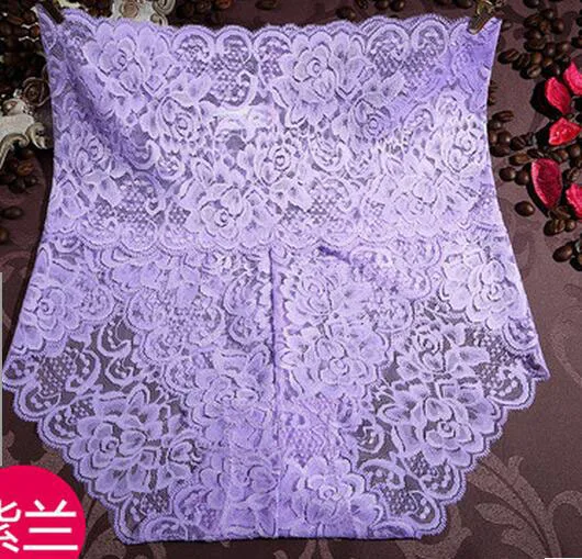 Новое Женское нижнее белье из бамбукового волокна кружевное однотонное женское нижнее белье#7165R1 - Цвет: purple