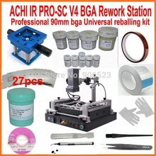 ACHI IR PRO SC V4 паяльная станция Ремонт материнской платы машина+ Professional 90 мм bga-комплект полный набор 21 подарки