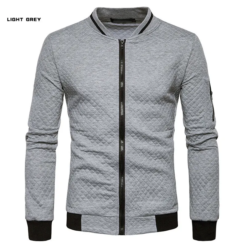 MRMT брендовые новые мужские свитшоты ромбовидная решетка цветная молния воротник пальто толстовка