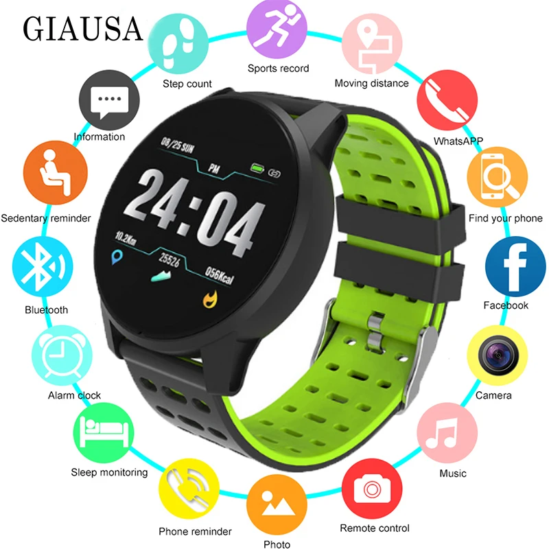 

Fashion B2 1.3inch TFT Smartwatch Dynamic Heart Rate Blood Pressure Oxygen Monitor Round Dial Sport Modes Waterproof Smart Watch