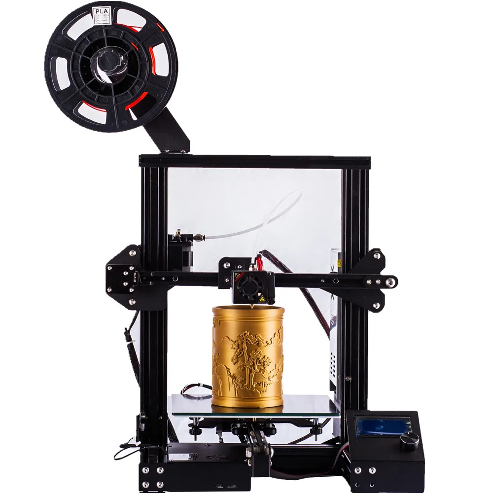 Potência de Alumínio 220x220x250mm + 1 Impressora Significa Faça Você Mesmo dc 24 v Pla Filamento A13 3d Bem 2 Impressoras 3D