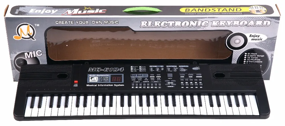 61 Keys Digital Music Electronic Keyboard Electric Piano Organ /& Microphone Set