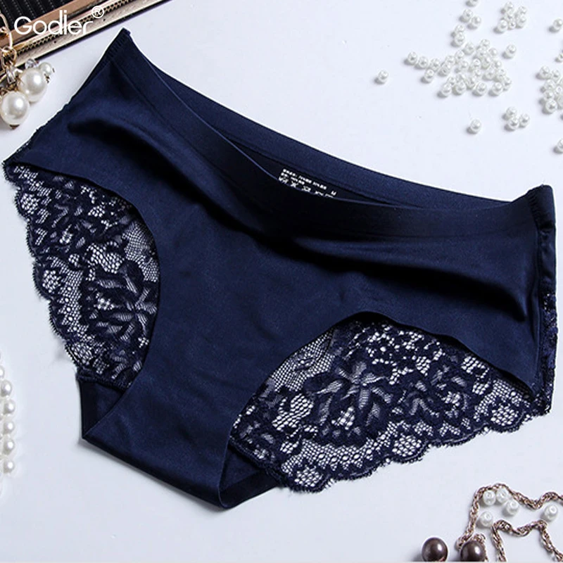 5 шт. женские кружевные бесшовные хлопковые трусы Размеры M L XL|briefs ladies|woman panties
