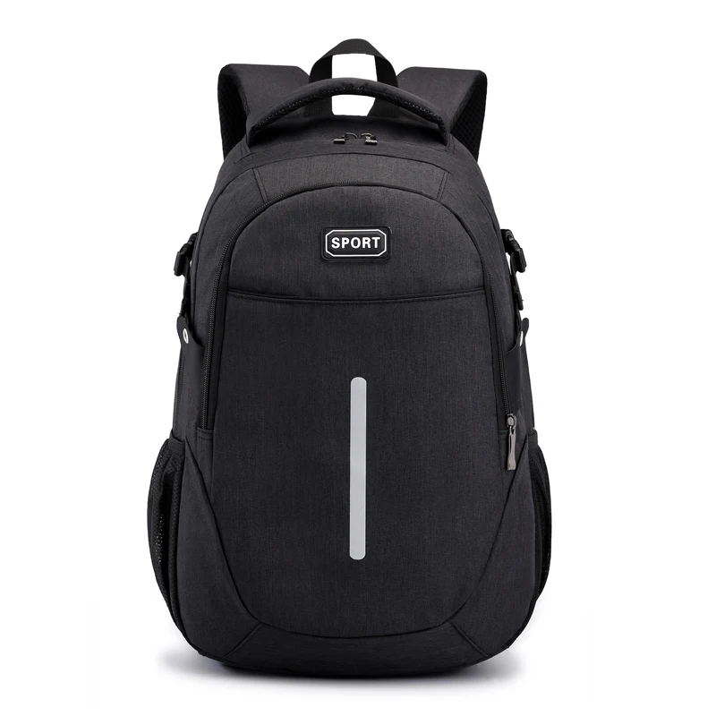 

New Laptop bag Men Teen Zipper Canvas school bag Multifunctional outdoor Fashion Women Travel Safety reflective strip Backpacks