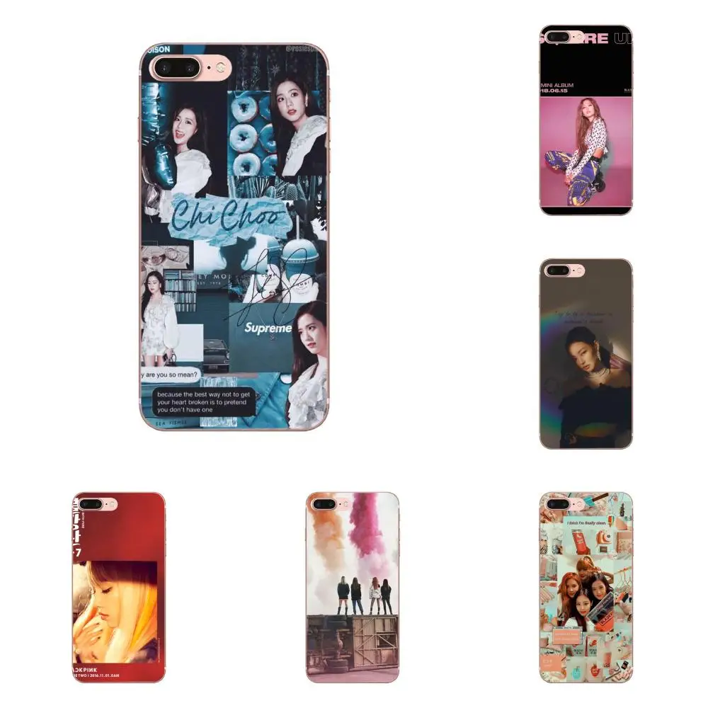 

For Huawei Honor 4C 5A 5C 5X 6 6A 6X 7 7A 7C 7X 8 8C 8S 9 10 10i 20 20i Lite Pro Tpu Phone Case Blackpink Jisoo Jennie Rose Lisa