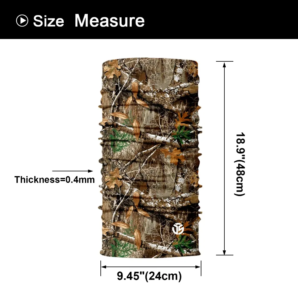 3D камуфляжная бесшовная маска на половину лица, повязка на шею, бандана, трубчатое кольцо, снуд, шарф, ветрозащитный шлем, подкладка, шарфы-повязки для мужчин