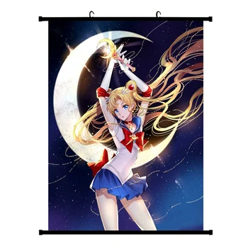 

Japanese Anime Sexy Sailor Moon Painting Hanging Wall Scroll Home Decor Poster Cosplay 2019