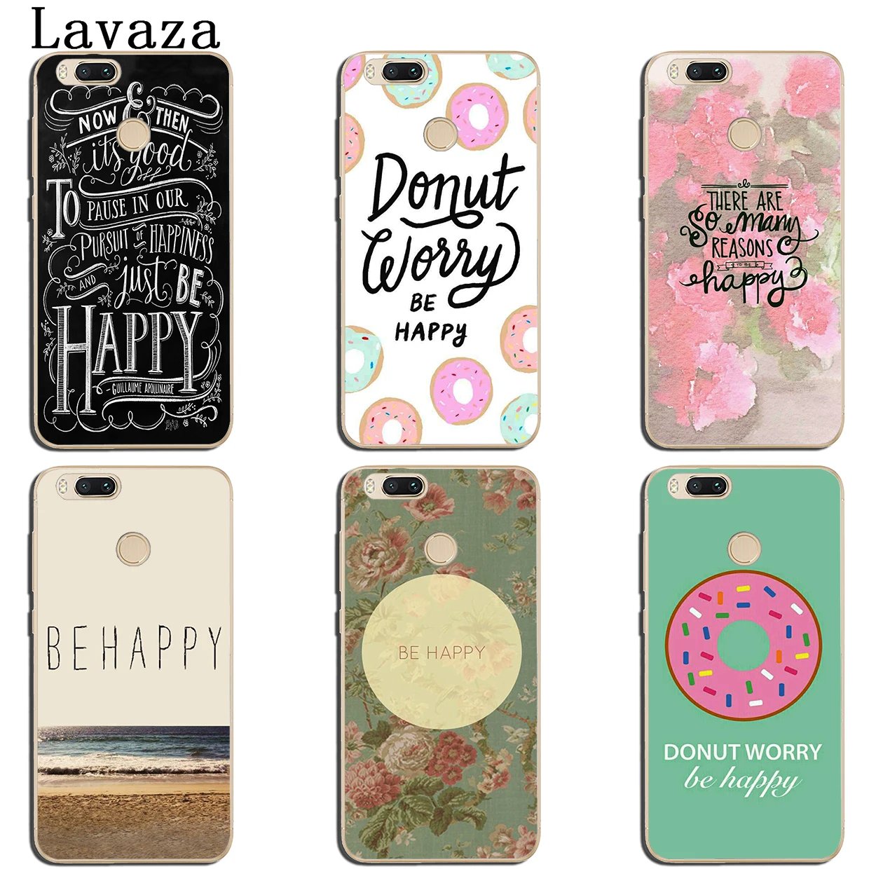 Lavaza Think Be Happy Choose чехол для телефона Xiaomi MI 9 9T A3 Pro CC9 CC9E 8 SE A2 Lite A1 pocophone f1 6 6X 5S 5X MAX