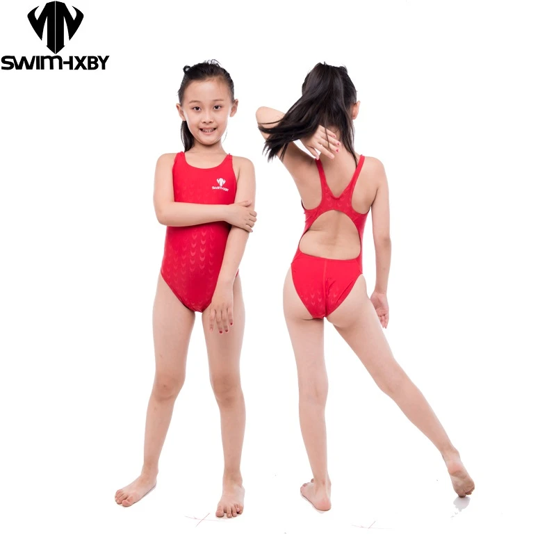 Hxby レーシングトレーニング女の子のための水着水着子供ワンピース水着着用水着スイミング S Body Suits Aliexpress