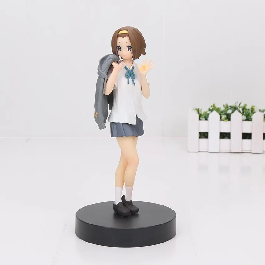 К-он! Hirasawa Yui Akiyama Mio Tainaka ритсу Kotobuki Tsumugi Адзуса Накано 5th юбилей ПВХ фигурка модель игрушки - Цвет: ritsu in opp bag