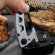 Набор отверток шестигранный ключ EDC брелок карабин открывалка для бутылок ручной резак аварийный