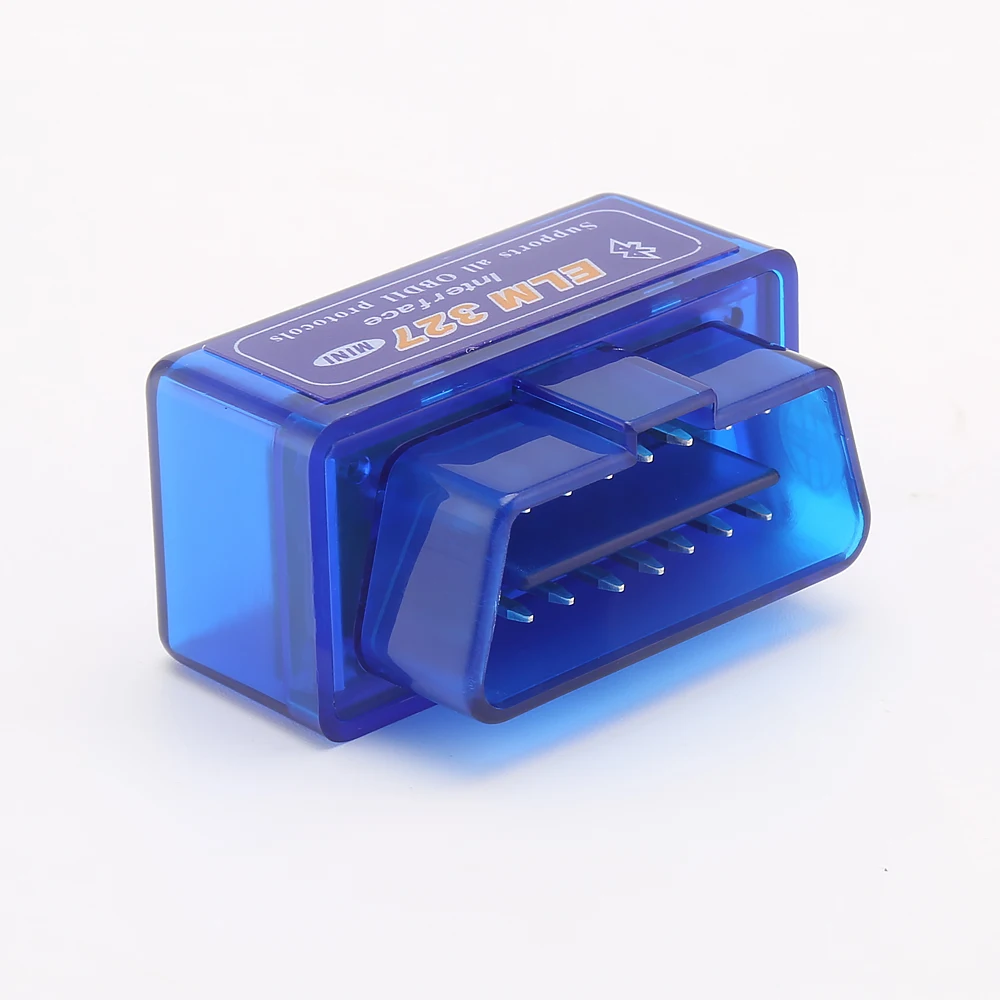 2019 Бесплатная доставка Супер Мини ELM327 Bluetooth OBD2 V2.1 черный/белый/синий умный