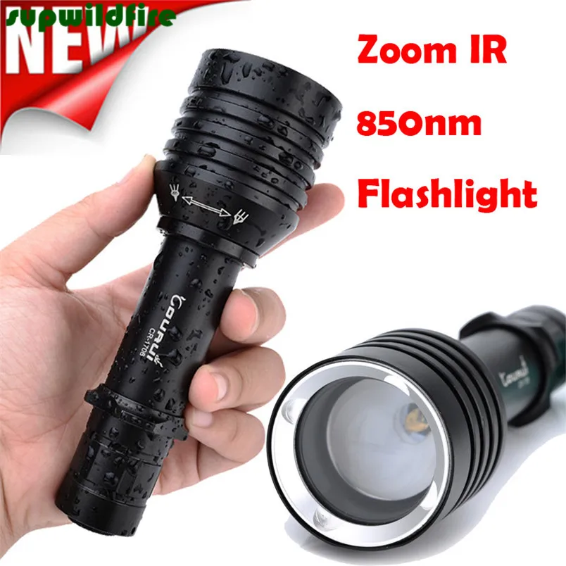 HOT!!!COURUI CR-1706 Zoom IR 850nm Flashlight Free Shipping #NO12