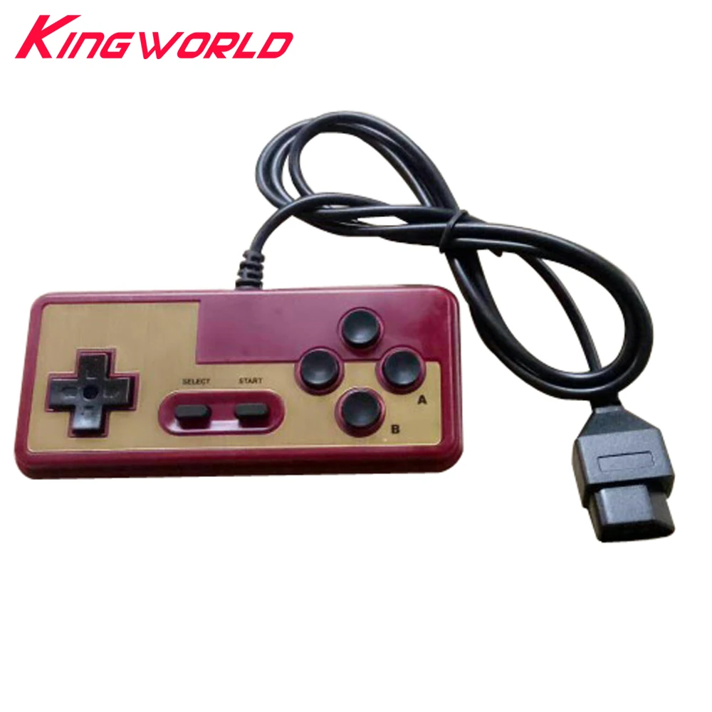 

Japanese style 8 bit console 7 Pin Plug Cable GamePad Controller for N-E-S with Turbo A B Button