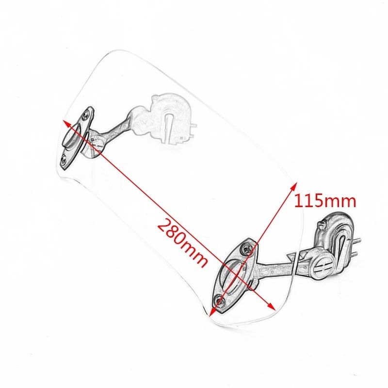 Adjustable Airflow Windscreen Windshield Motorcycle Parts For Suzuki SV650 SV1000 dl650 gs 500 gn125 b109r GSXR 1300 1000 600