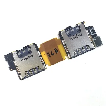 

Whole Sale 100pcs/lot Original New Sim Card Holder Micro SD Memory Socket Slot Tray Flex Cable For Samsung Galaxy S5 I9600 G900