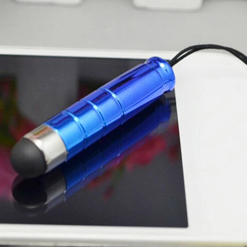 100 Pcs Stylus Pen with Lanyard for Capacitive Touch Screen Pen Mobile Phones Tablet Pens Stationery Drawing Tablet With