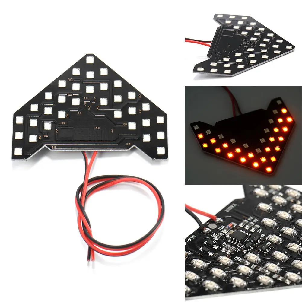 янтарные 33 SMD последовательный светодиод стрелки для автомобиля боковое зеркало