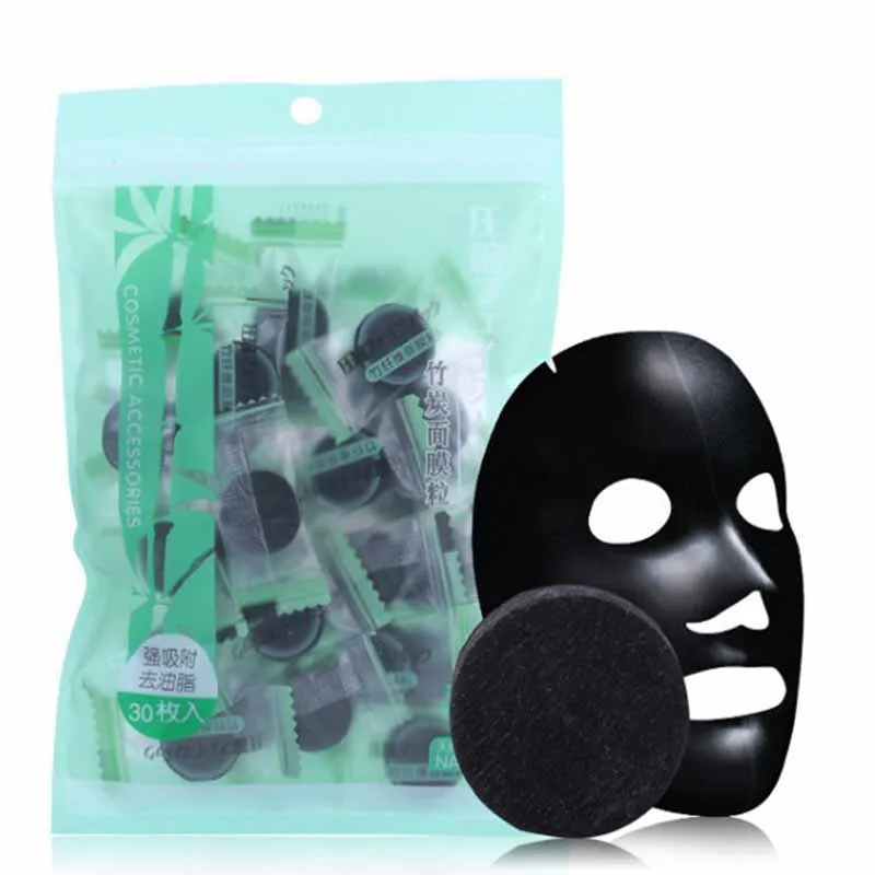 30pcs/bag Homemade DIY Compression Non Woven Mask Papers Candy Separate