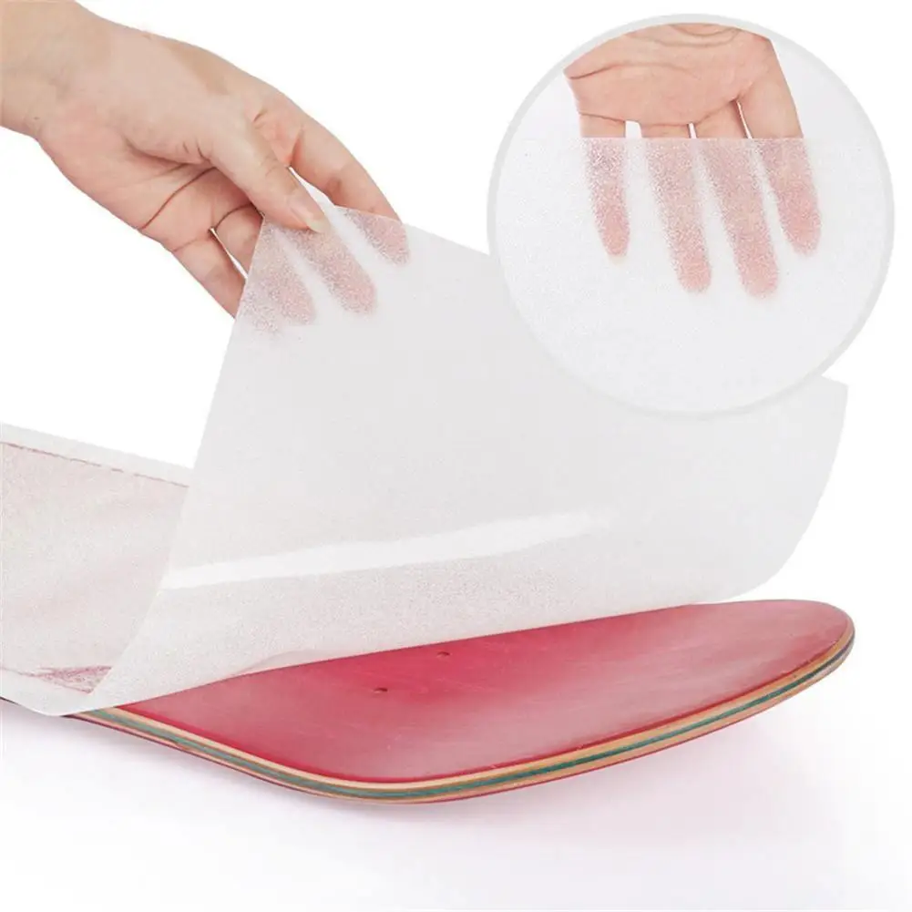 

Thicken PVC Anti-Slip Transparent Skateboard Sandpaper Long Board Grip Tape