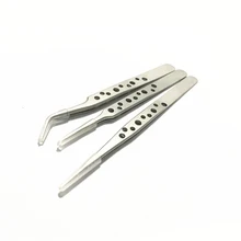 3 шт./компл. ручной инструмент Электроника Пинцет щипцы Нержавеющая сталь противоскольжения жесткий Толщина для химической медицинский макияж