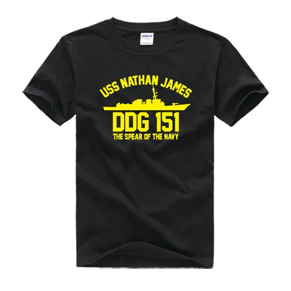 Последний корабль футболка ТВ шоу uss nathan james tom chandler eric dane TNT Повседневная Camisetas