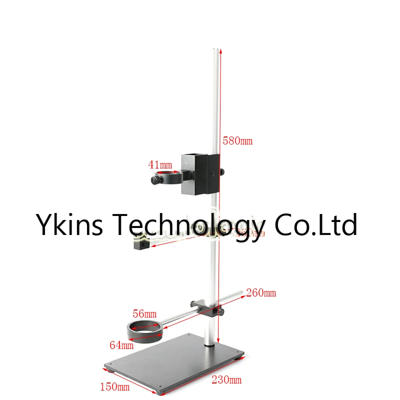 

All-metal Adjustable Microscope Holder Arm Holder High Working Distance +1X-100XC Lens for Digital Video Microscope Cameras