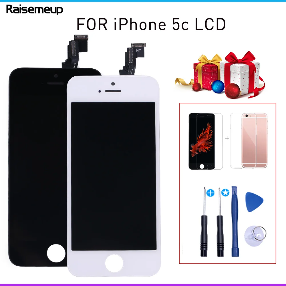 

High Quality Replacement LCD Display Touch Screen for iPhone 5C Assembly Digitizer for 5C A1456 A1507 A1516 A1529 A1532 Screen
