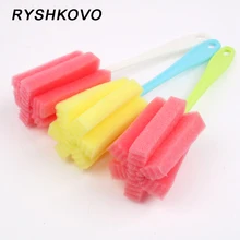 2 шт щетка Кухня инструмент для очистки губка щетка для бокалов бутылки кофе Чай кружка стеклянной чашки