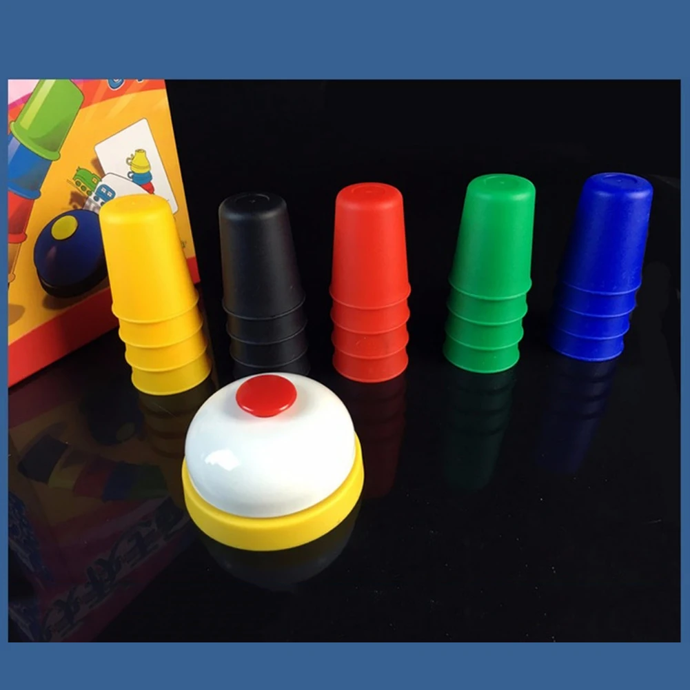 Rapid Quick Stacking Cups Speed Training Game Fast Reaction Game Sports Fast Stacking Cups Funny Indoor Game Toy