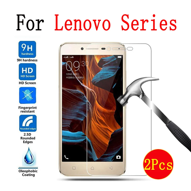 

2 pcs Tempered Glass For Lenovo A319 S60 S90 S650 S660 S850 Vibe Shot Z90 P70 P780 K3 K5 Note Screen Protector Film Cover Case