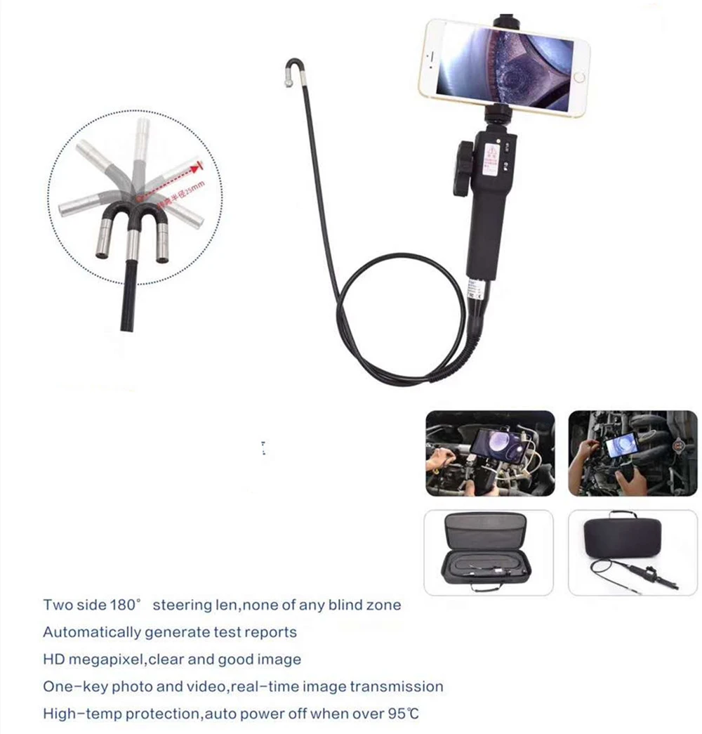 5 5mm 360 Degree View Angle Two Way Articulating 7p Mobile Direct Use Handheld Endoscope Surveillance Cameras Aliexpress