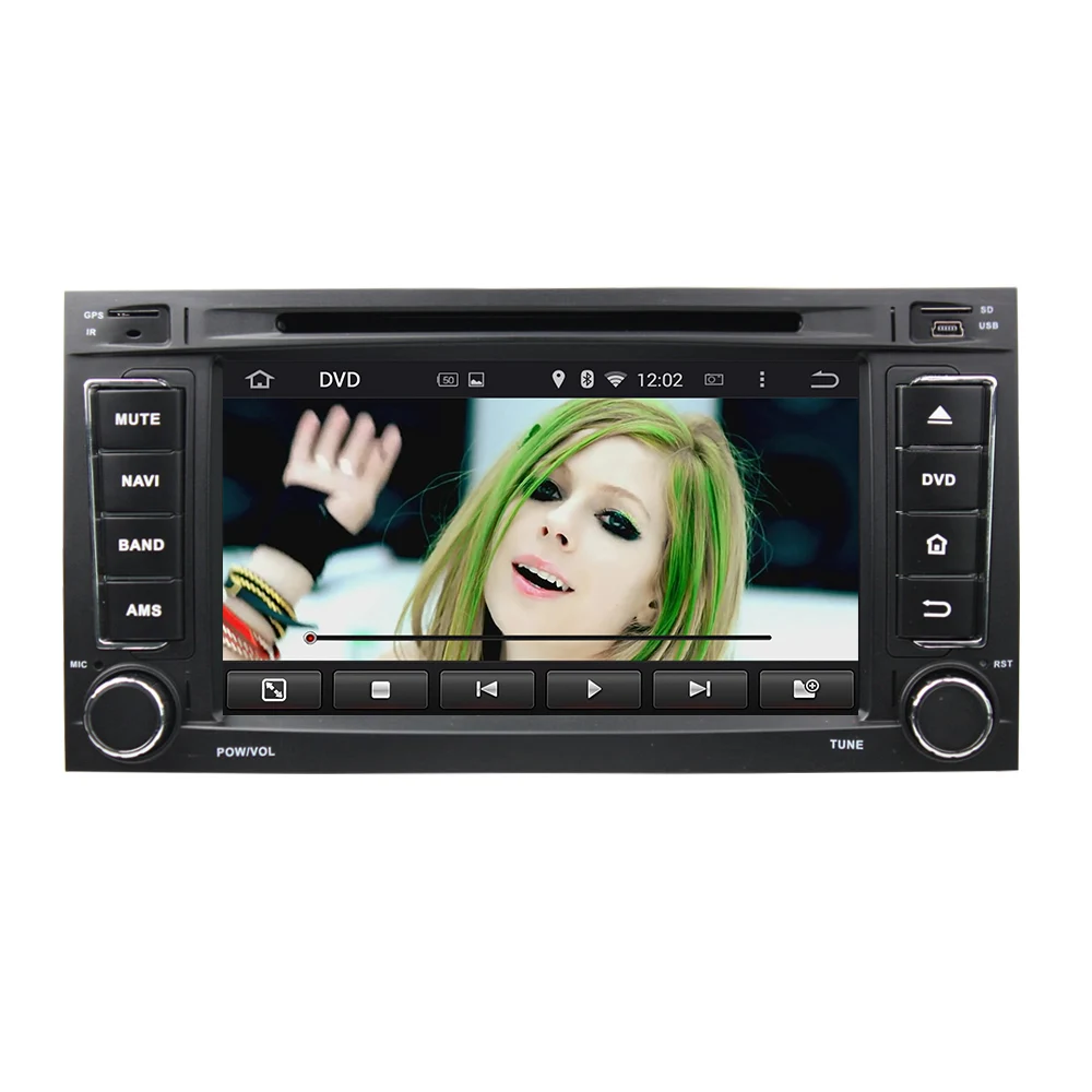 Flash Deal KLYDE 2 Din 7" Android 8.1 Car Radio For Volkswagen TOUAREG 2002-2010 MULTIVAN 2008-2012 Multimedia Player Car Audio Stereo DVD 1
