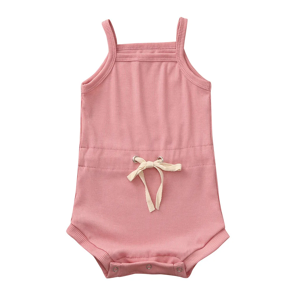 

Lovely Romper Baby Girl Romper Fashion Personality Straps Stripe Backless Romper Outfits Comfortable Clothes mameluco bebe